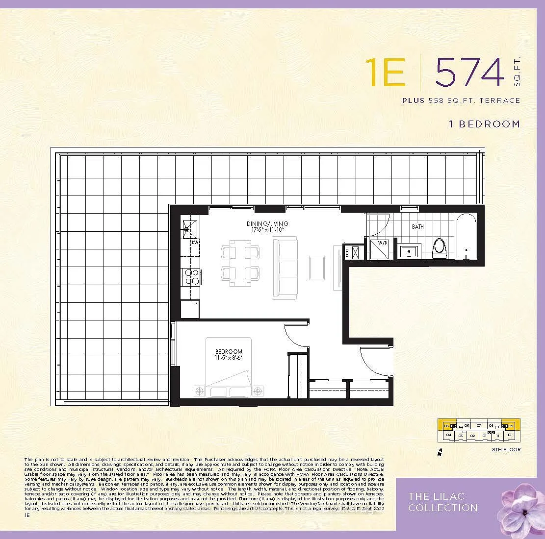 1 bed, $2,400 — Photo 2
