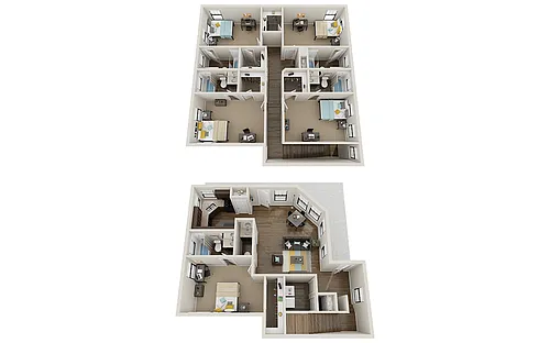 Floor plan 5x5.5 Corner Cottage Premium
