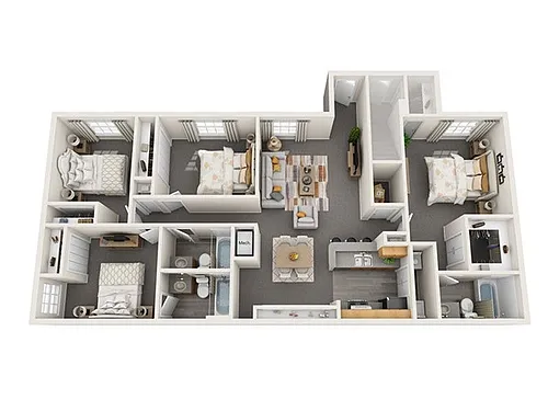Floor plan 4 BRM