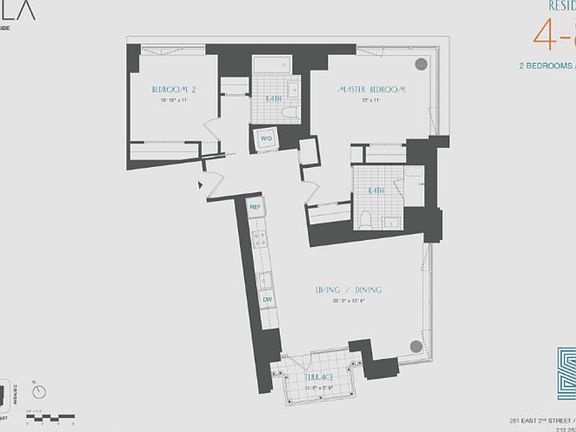2nd image of 251 E 2nd St #8E