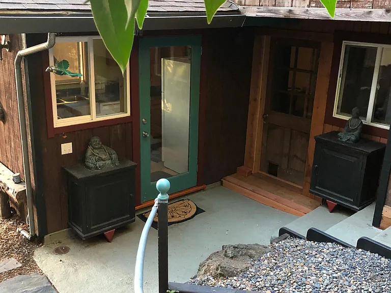 front of unit