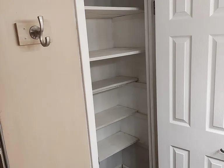 Front Bathroom closet.