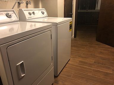 Laundry room off the kitchen