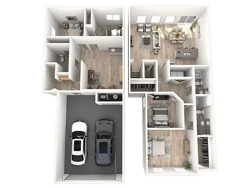 Floor plan 4 x 3 - North