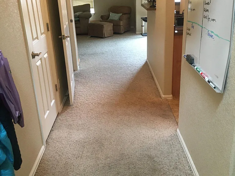 Entry way from front door and garage