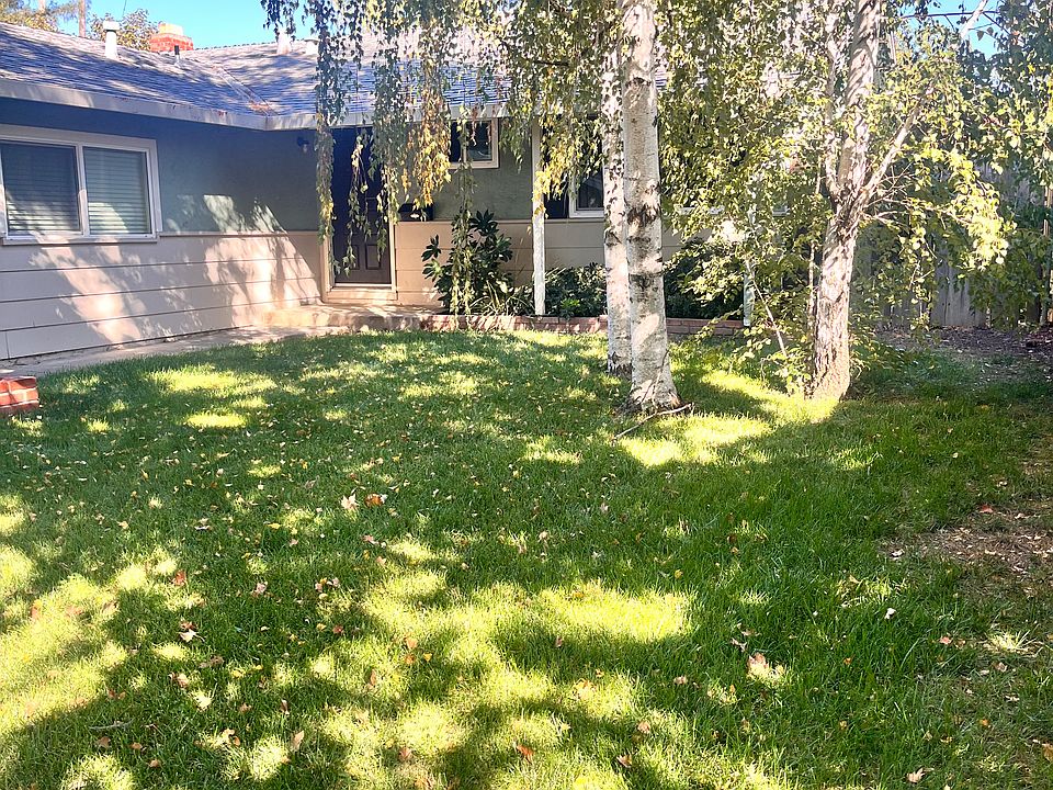 Shaded area of the front entrance