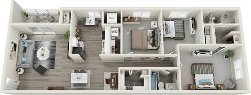 Floor plan The Davis