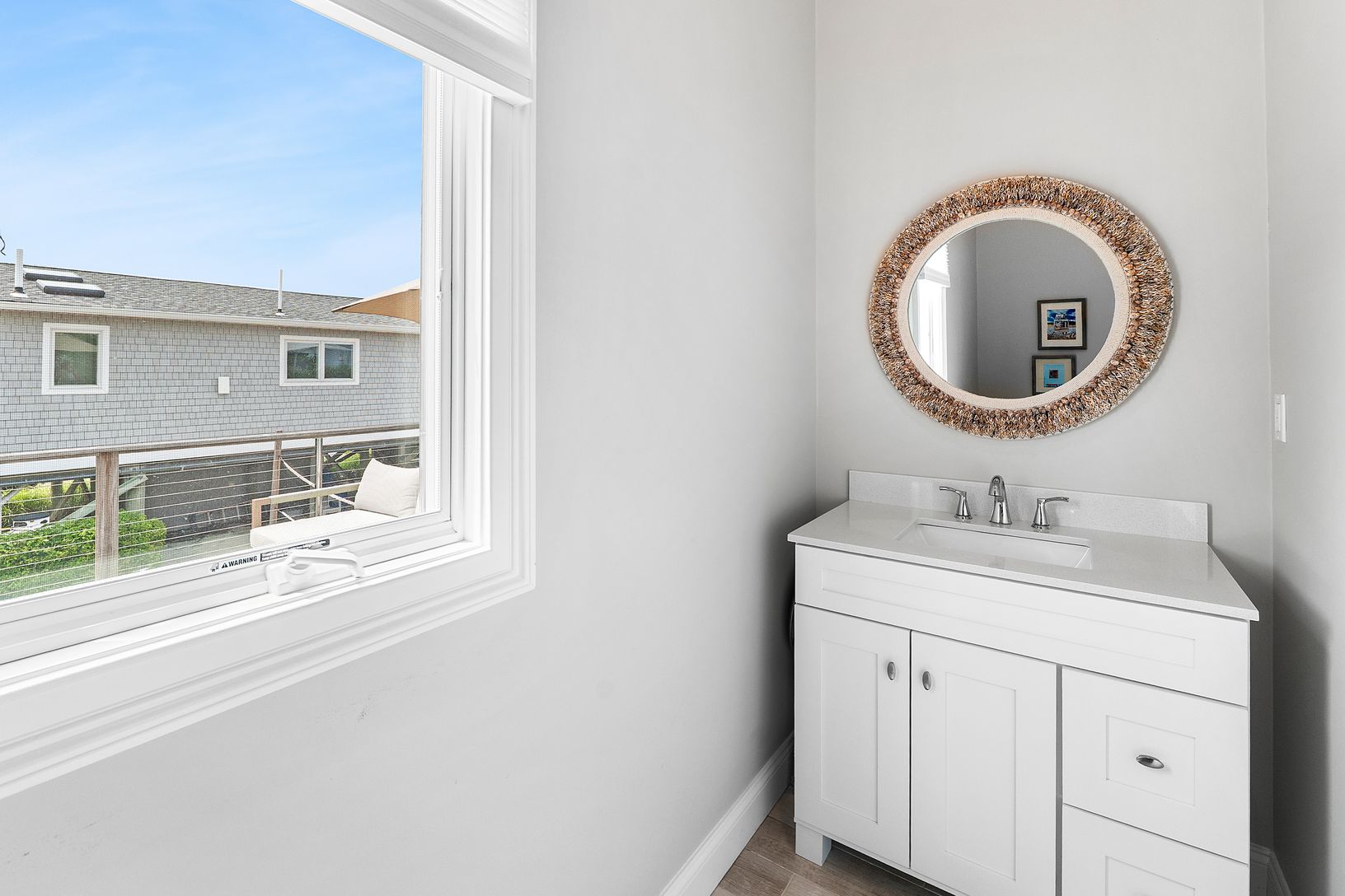 Pool house bathroom.