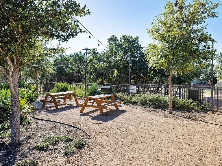 Picnic Tables and BBQ Grill