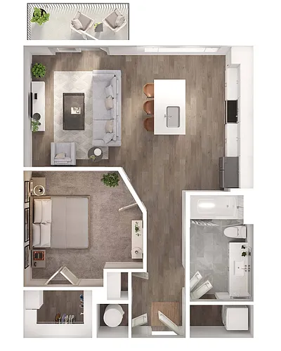 Floor plan A1P/A1S