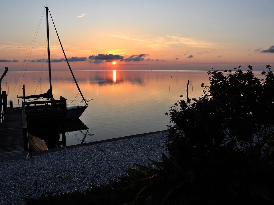 View from deck at sunrise