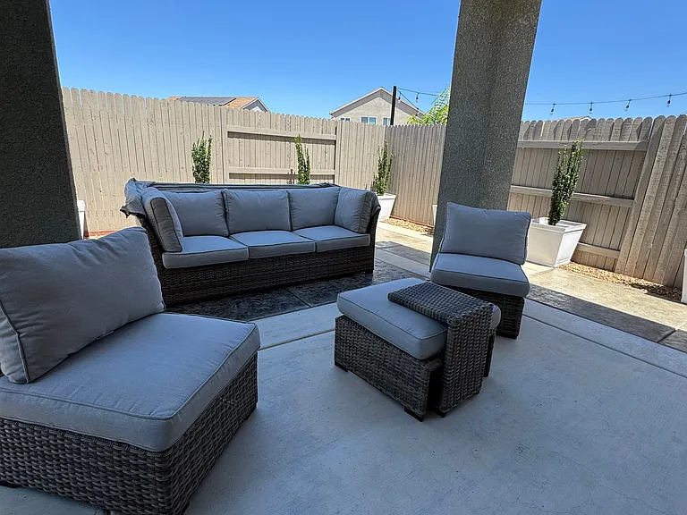 Backyard oasis