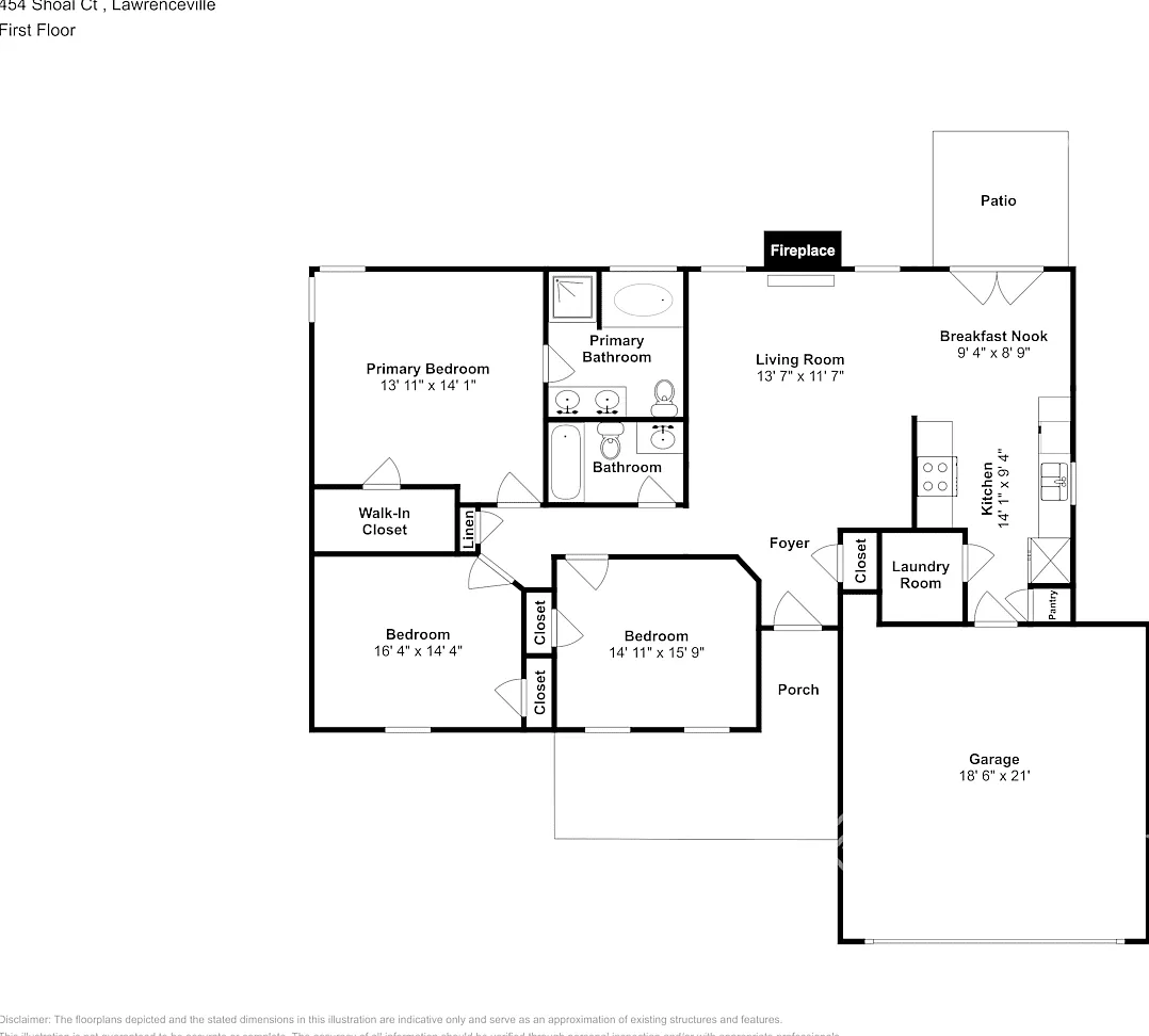 454 Shoal Ct Lawrenceville, GA 30046 — Photo 2