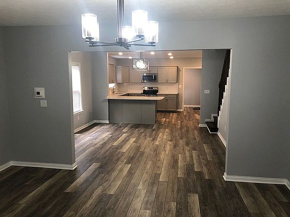 Open concept first floor