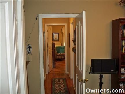 Hallway going from one bedroom to the next