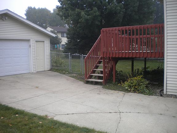 Fenced in back yard