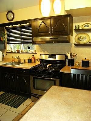 Lovely Dark Espresso Cabinets
