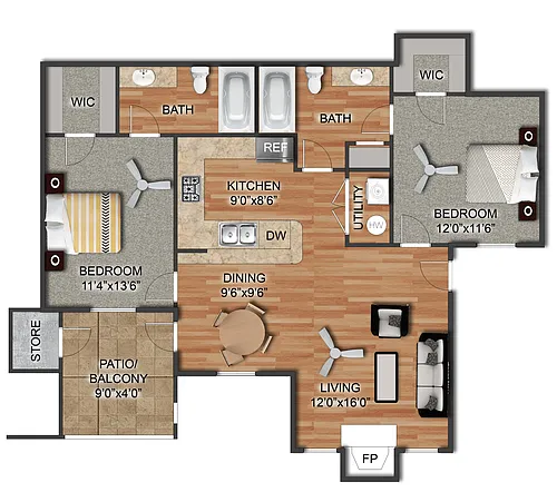 Floor plan Oxford