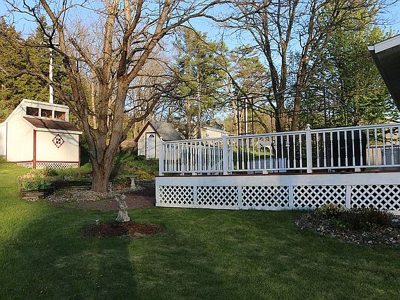 Back yard from side