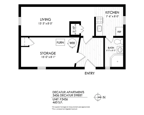 Floor plan Studio