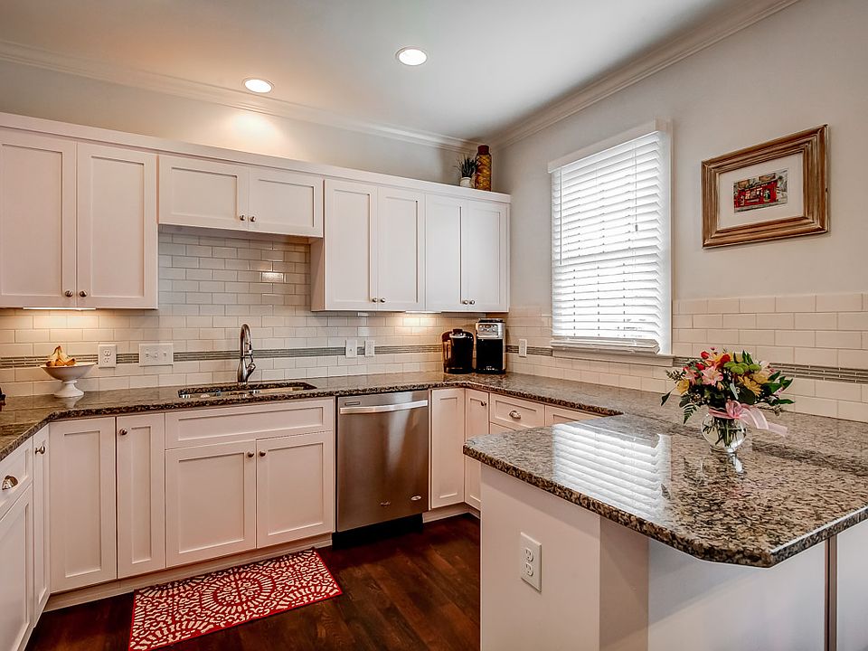 the kitchen