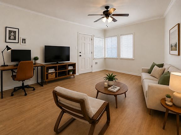 Furniture not included. Apartment will be shown and delivered unfurnished.