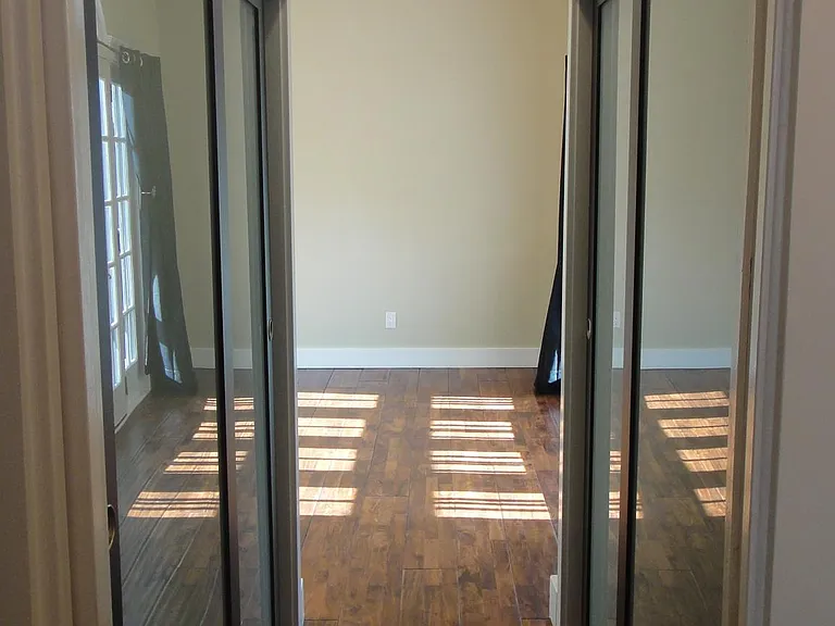 Large closets between MBR and MBA 7' of closet on each side