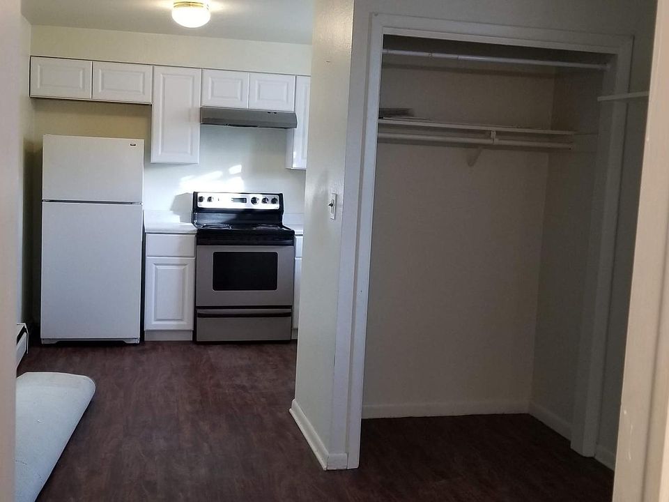 Closet space and kitchen