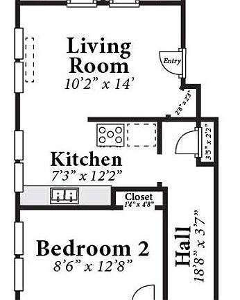 2nd image of 38 N Breese Ter APT 3