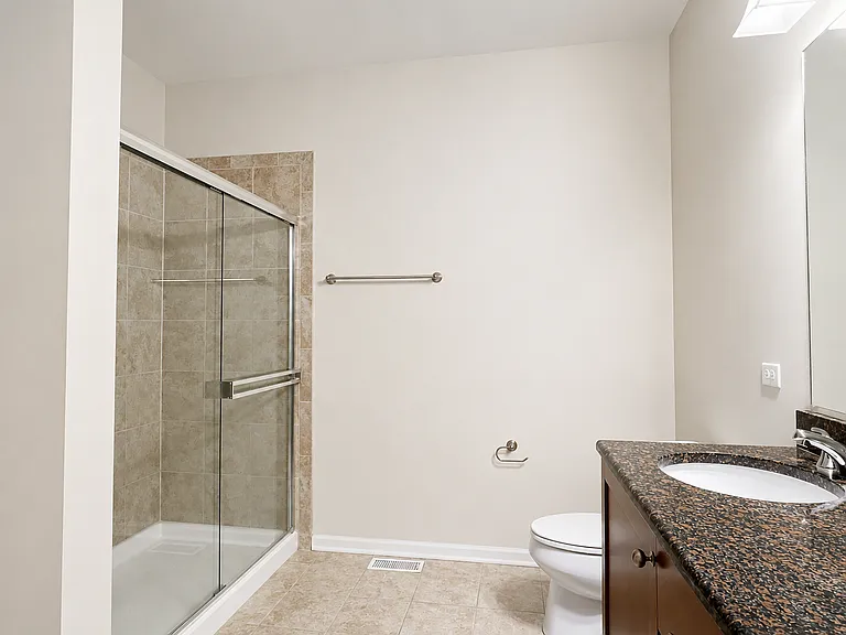 Primary bathroom _ view of the shower area