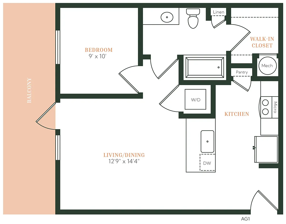 Floor plan A1C