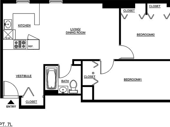 2nd image of 121 Madison Ave APT 7L