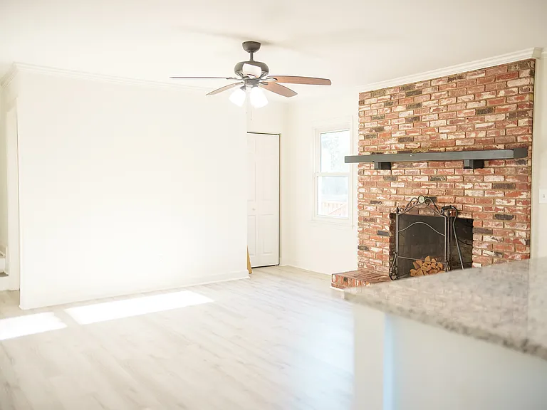 Keeping Room With Wood Burning Fireplace with option to use gas