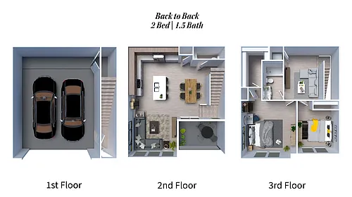 Floor plan 2x1 5 Back-to-Back