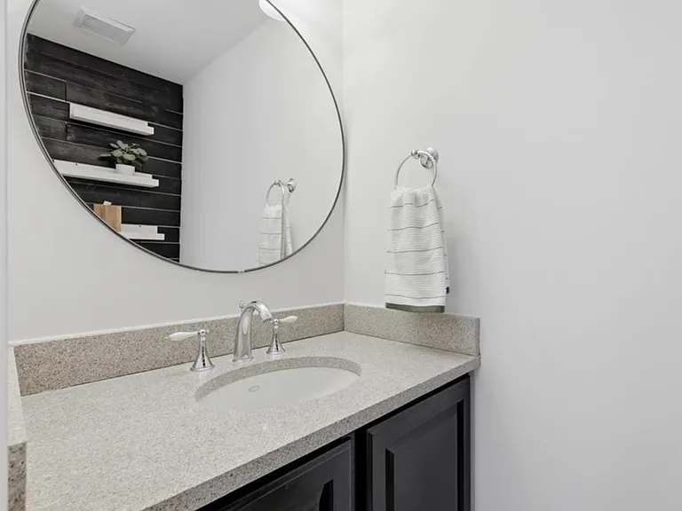 1/2 bath on main level