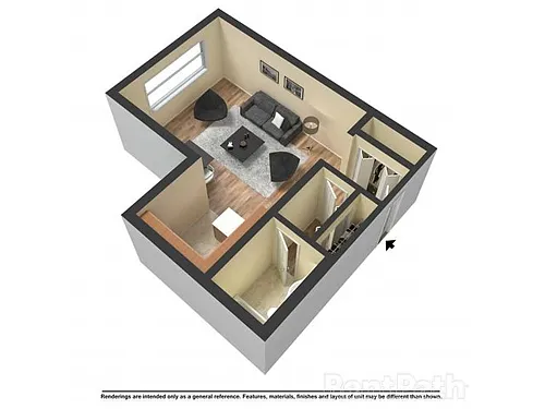 Floor plan Deming Studio I