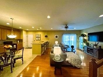 Open Living Area (with Kitchen in the background)