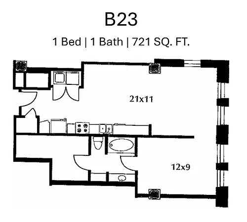 Floor plan B23