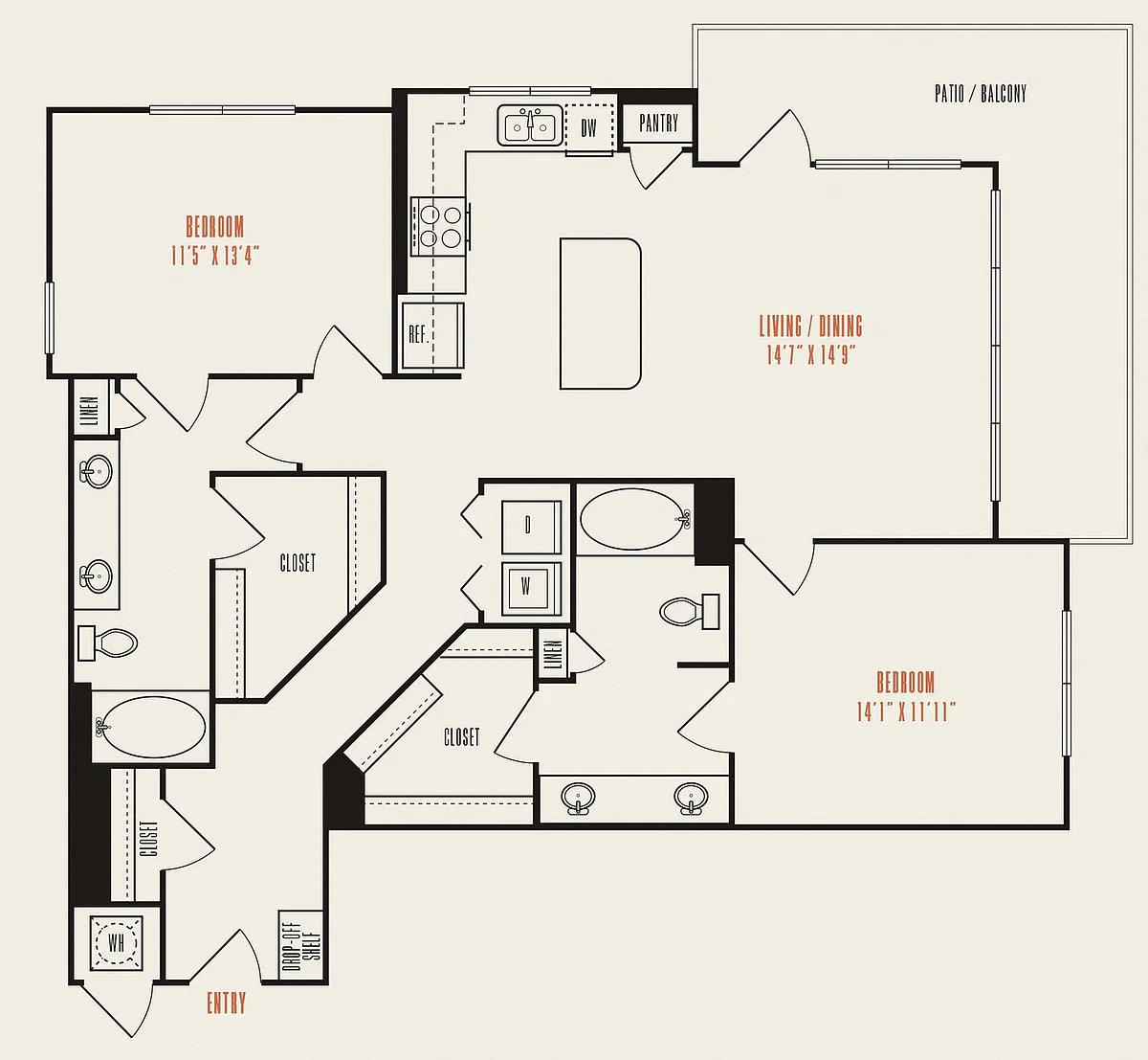Floor plan B2E