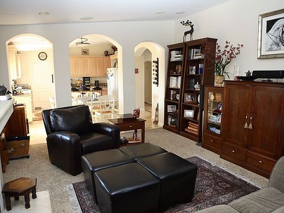 Family room off the kitchen.
