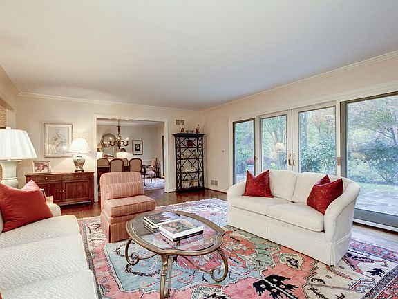 Doors to stone patio