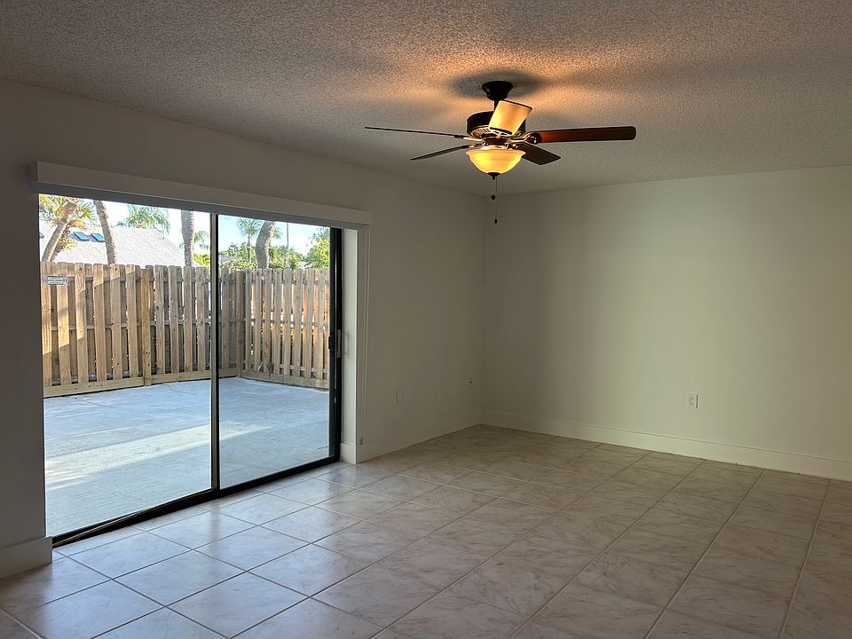 Living room with private patio shot