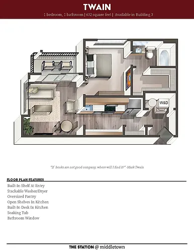 Floor plan Twain