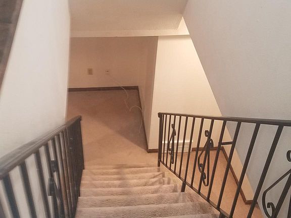Stairway from Living Room to Family Room