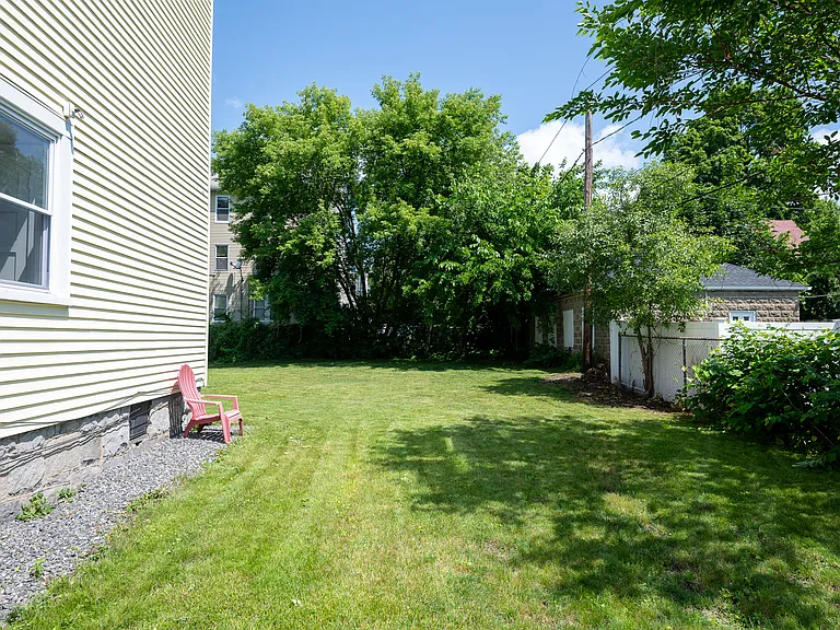 Large fenced Yard