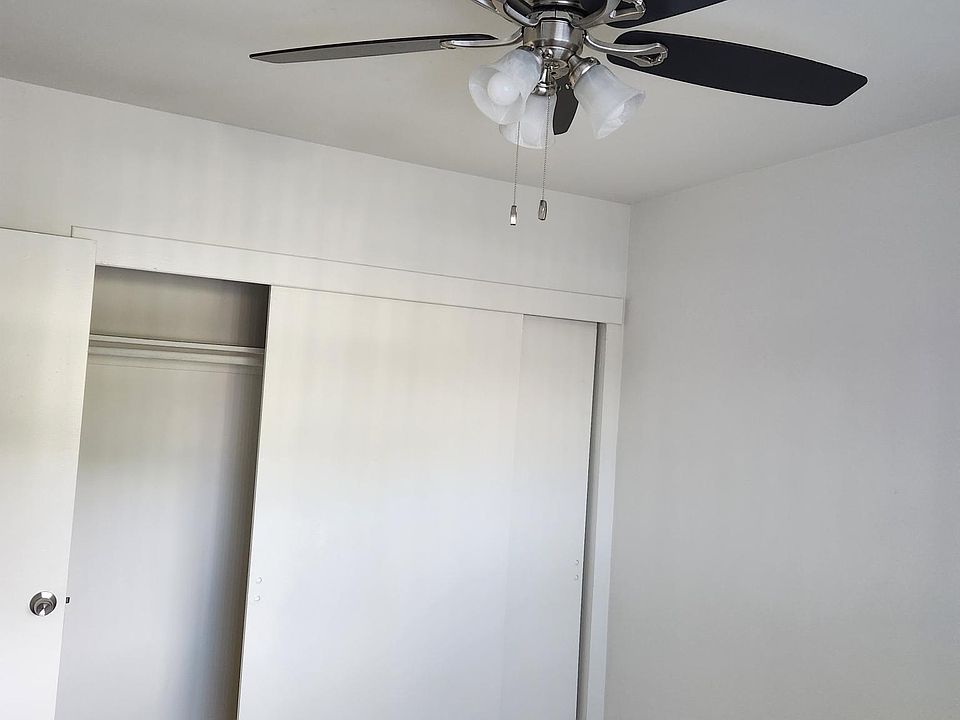 North bedroom with closet