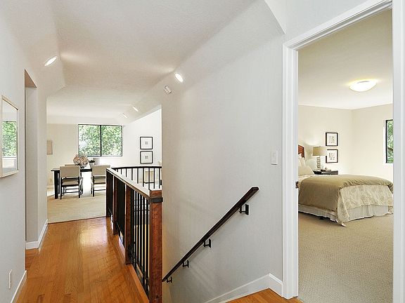 Stairs To Downstairs and Entry to Master Bath
