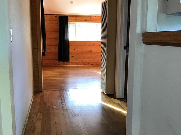Entrance to all wood floor studio
