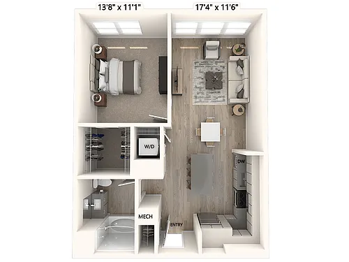 Floor plan A13