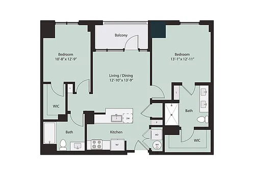 Floor plan B1